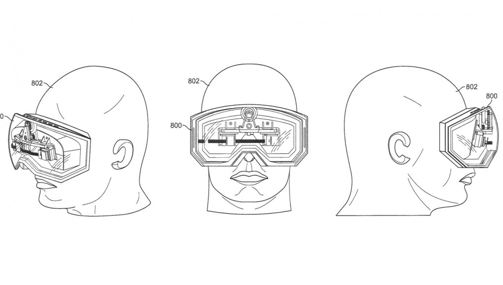 apple virtual reality hmd head mounted display vr headset patent