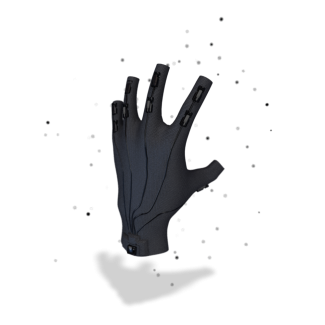A mock-up of the 'Rapture Gloves' used for input inside The Void