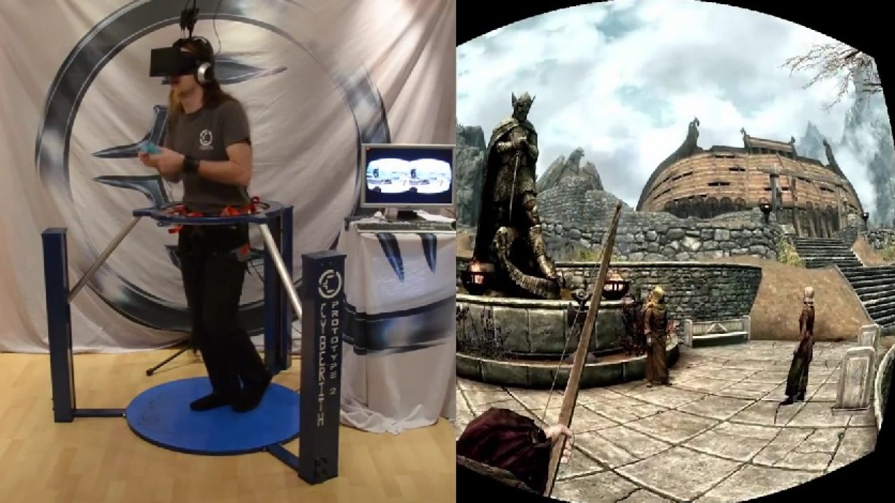 Step into the World of Skyrim with the Cyberith Virtualizer—Interview ...