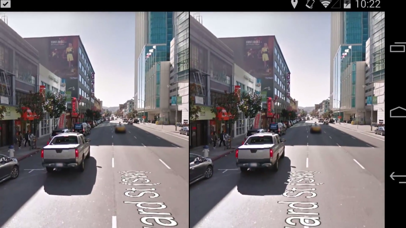 Adds Virtual Reality Street View Mode Google Maps on Android