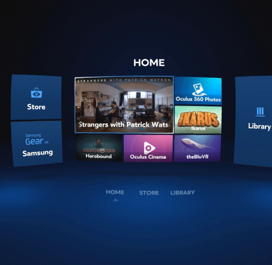 gear vr oculus home