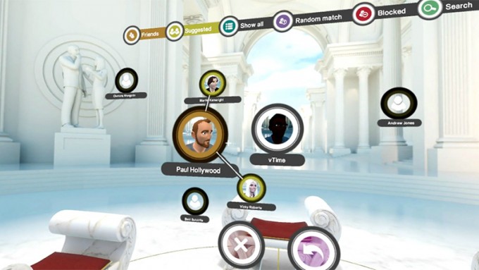 vTime Connections Screen