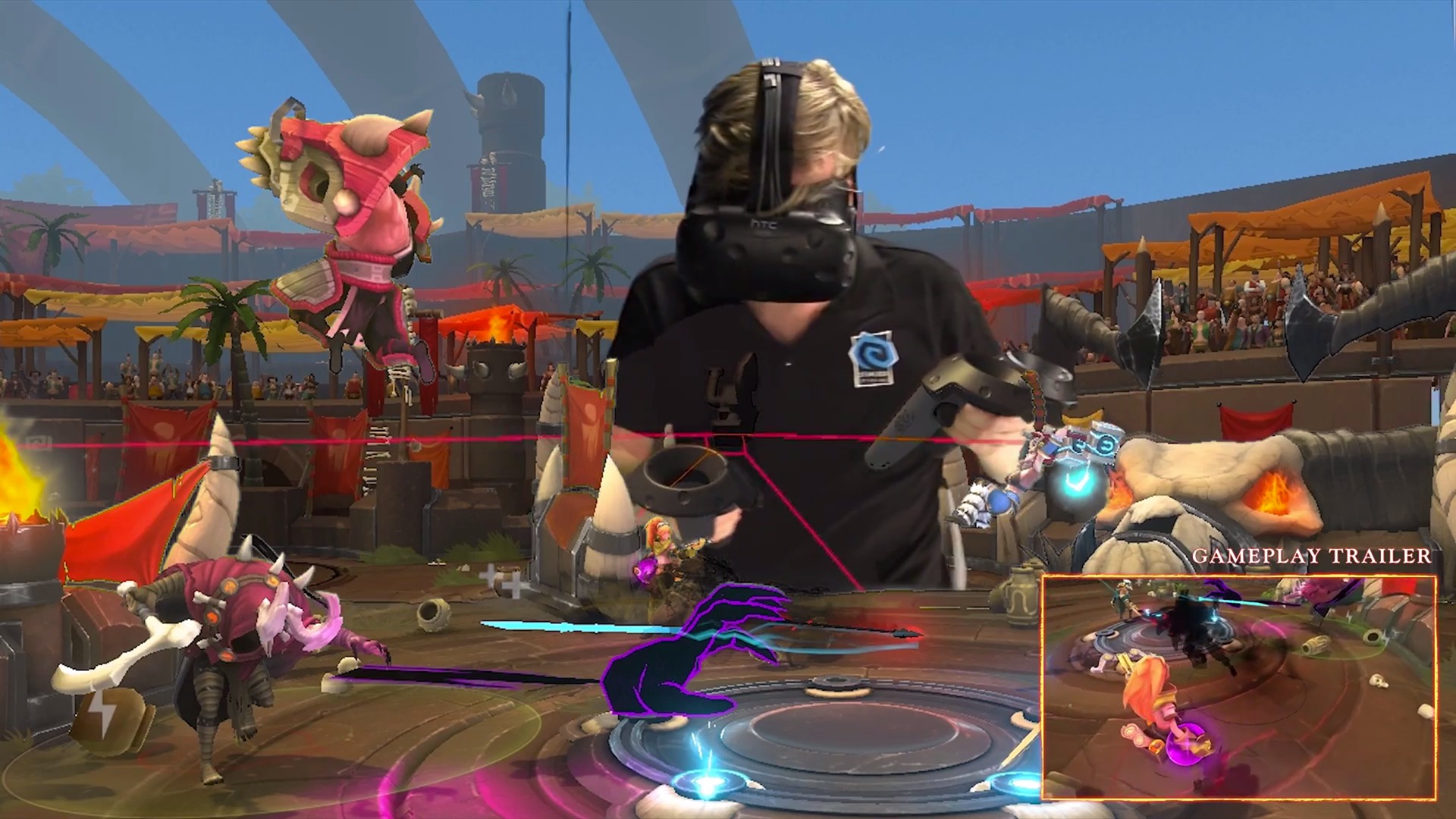 middag En god ven med undtagelse af Battlerite's' Impressive New VR Spectator Features May Trump 'DOTA 2 VR  Hub' – Road to VR