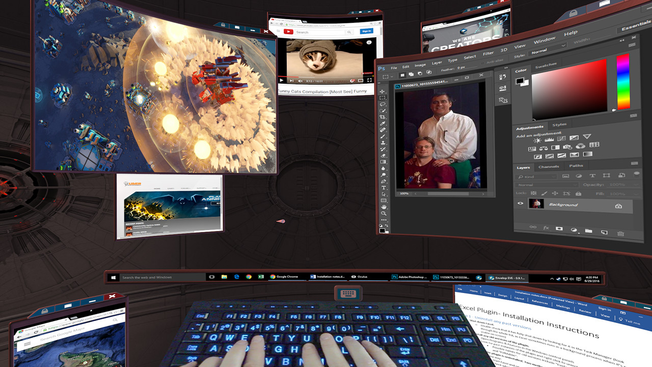 Army højttaler Mediator 4 Virtual Reality Desktops for Vive, Rift, and Windows VR Compared