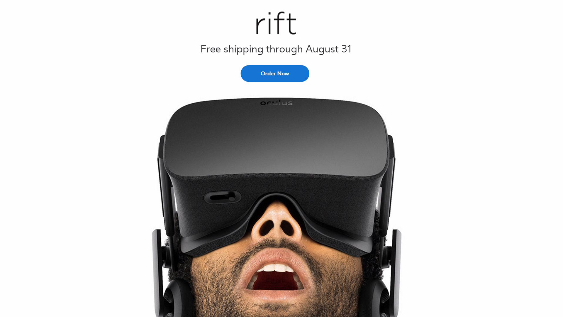 free oculus rift headset
