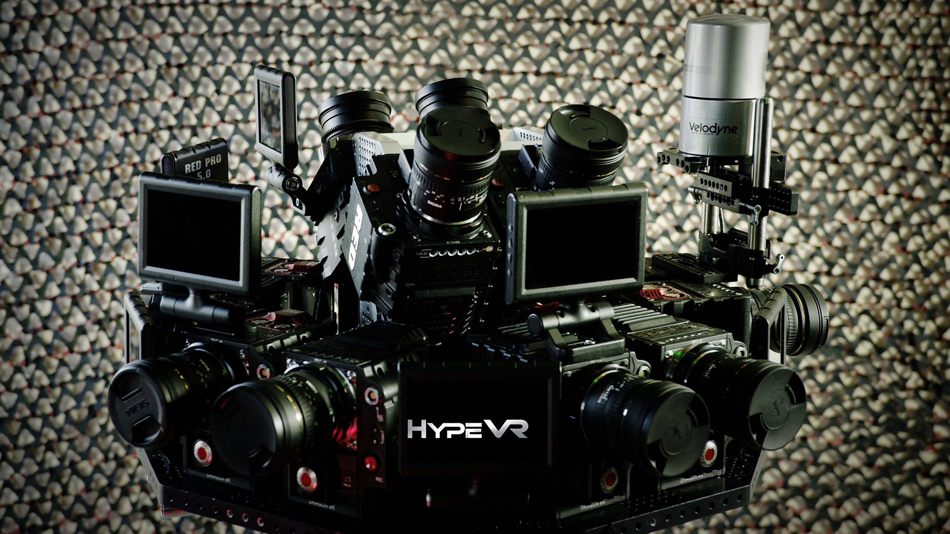 HypeVR's Volumetric Video Rig 14 Epic Red Cameras