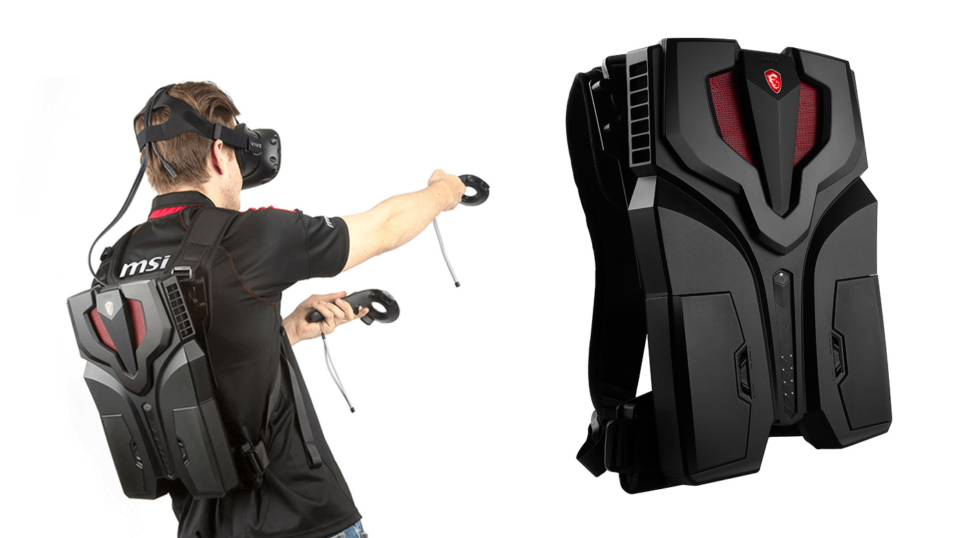 MSI Details VR One Backpack PC - Road to VR