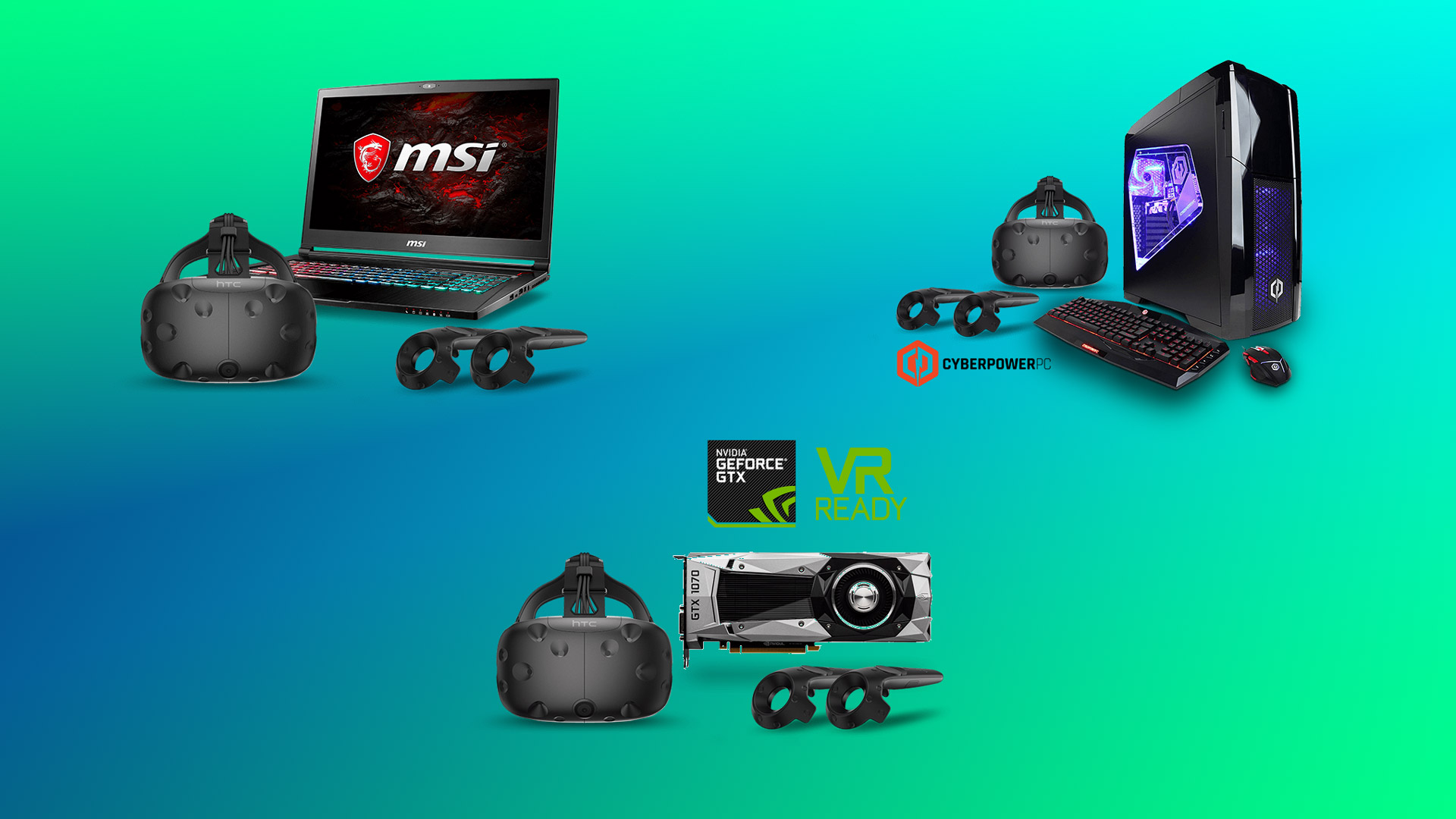 VR PCs, VR Laptops