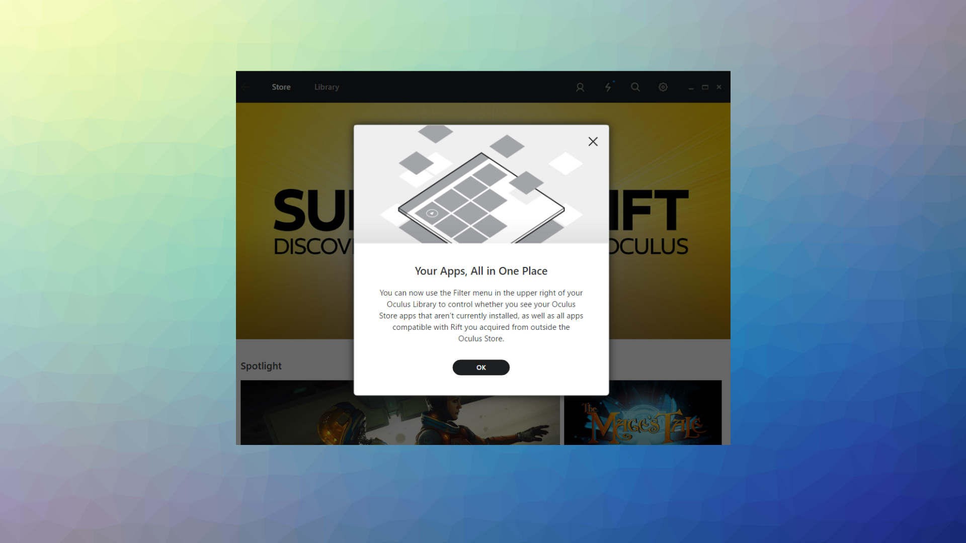 oculus app update oculus app update