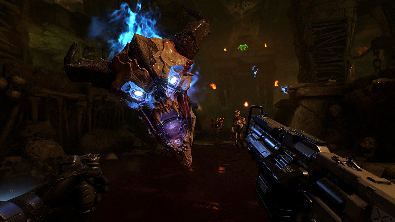 Doom shop vr controls