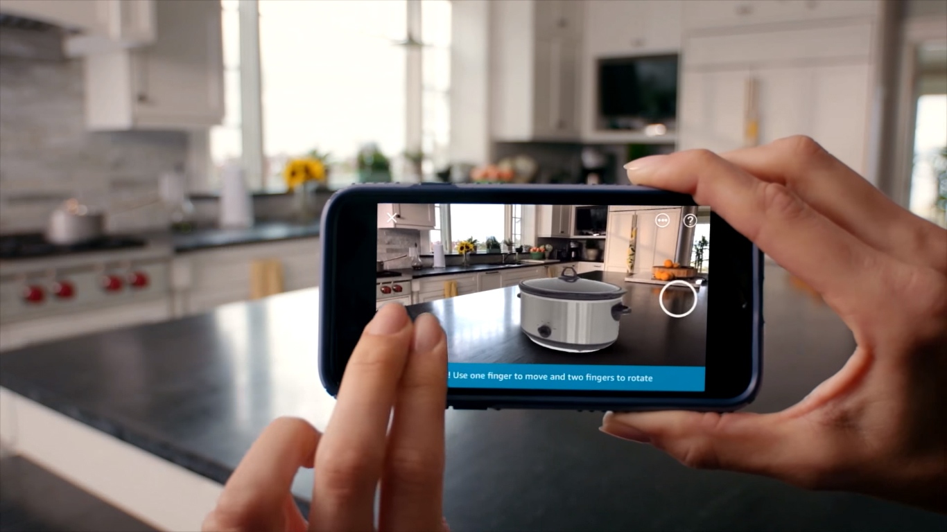 Amazon Brings Augmented Reality Product Previews To Ios App Road To Vr