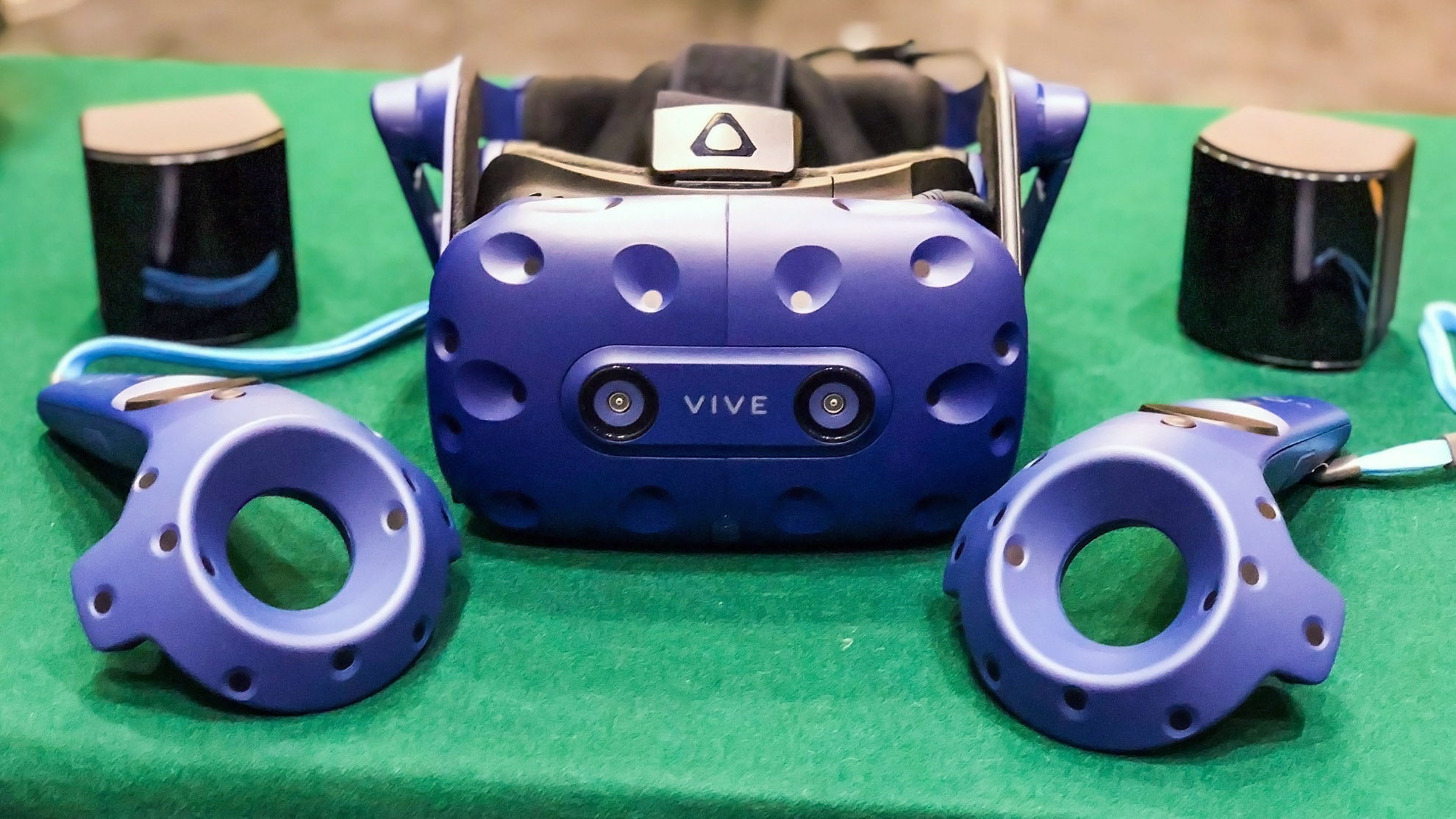 Glimpse the Vive Pro Controllers & SteamVR Tracking 2.0 Base Stations