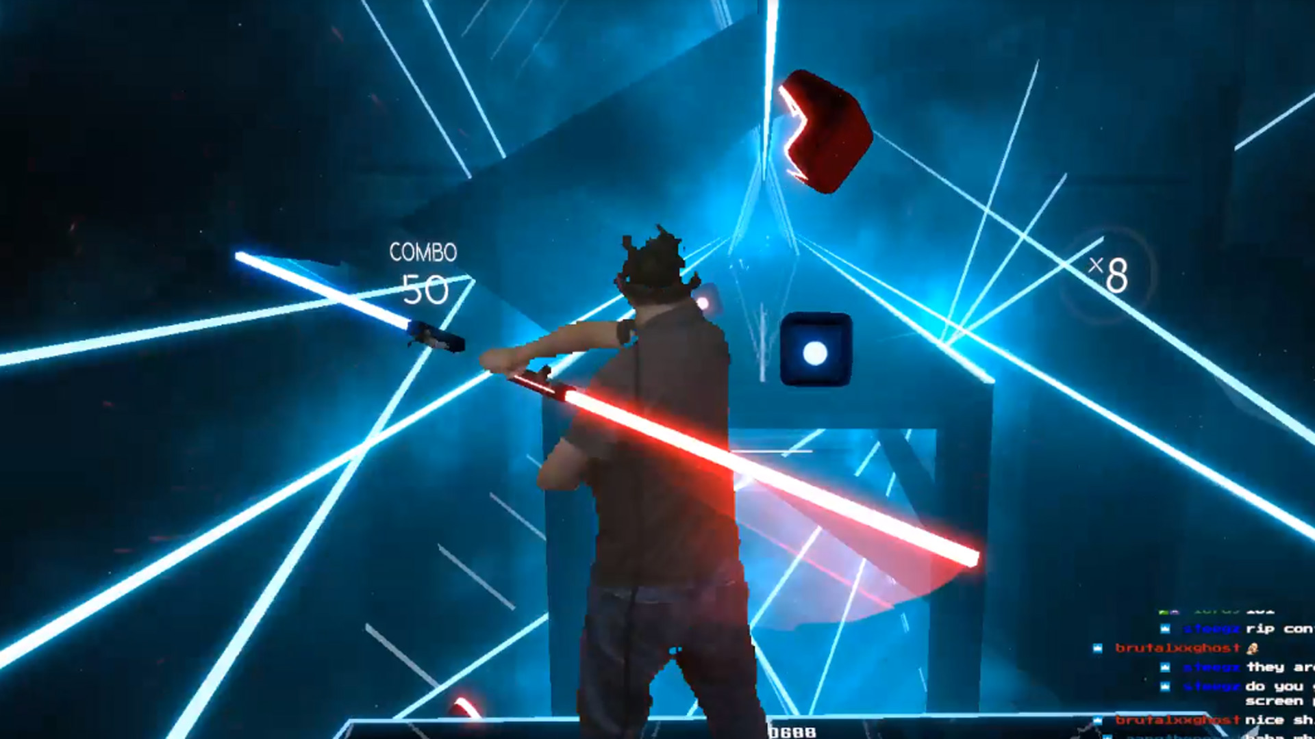 This Guy Oculus Touch to Play 'Beat Saber' Darth Maul-style Road to VR