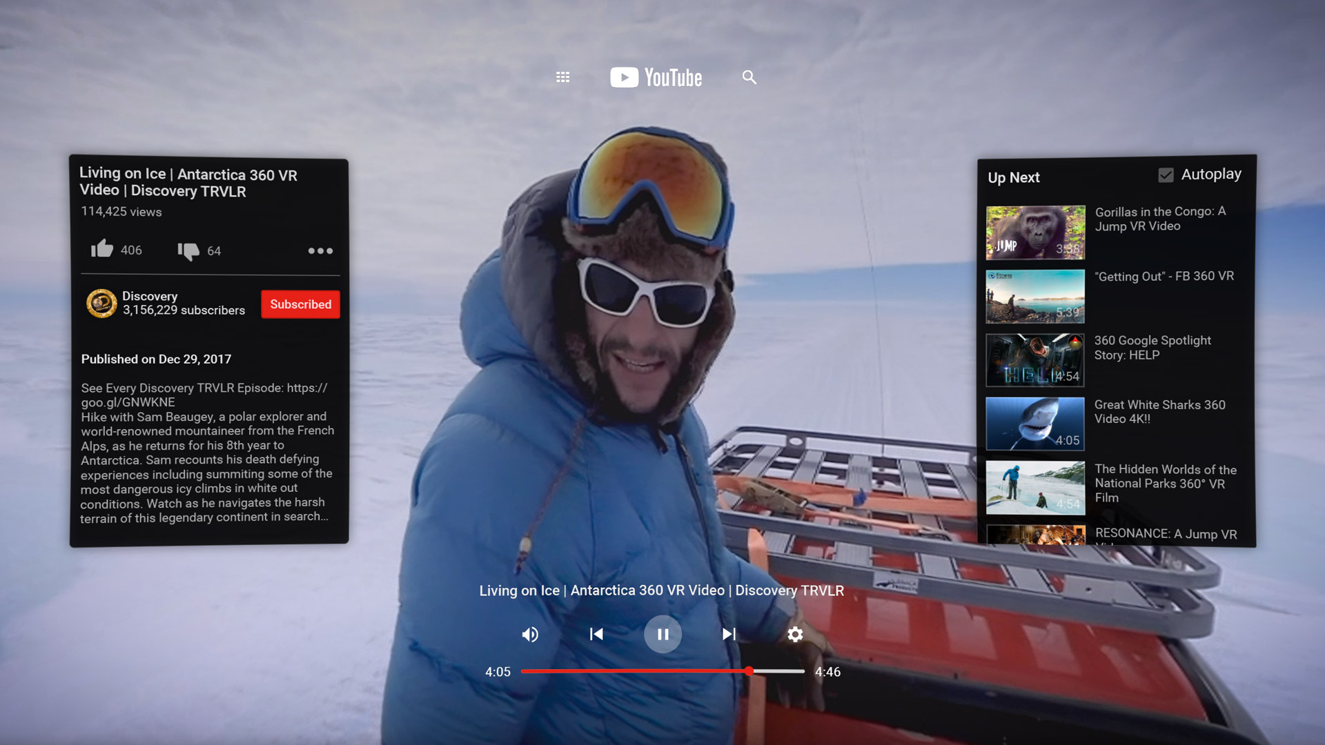 YouTube VR' Comes to Oculus Go, Now Available on Store Road to VR