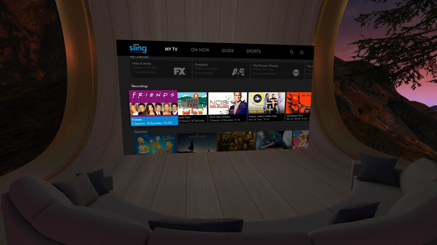 Sling TV, ESPN, and FOX NOW Streaming Come to Oculus Go