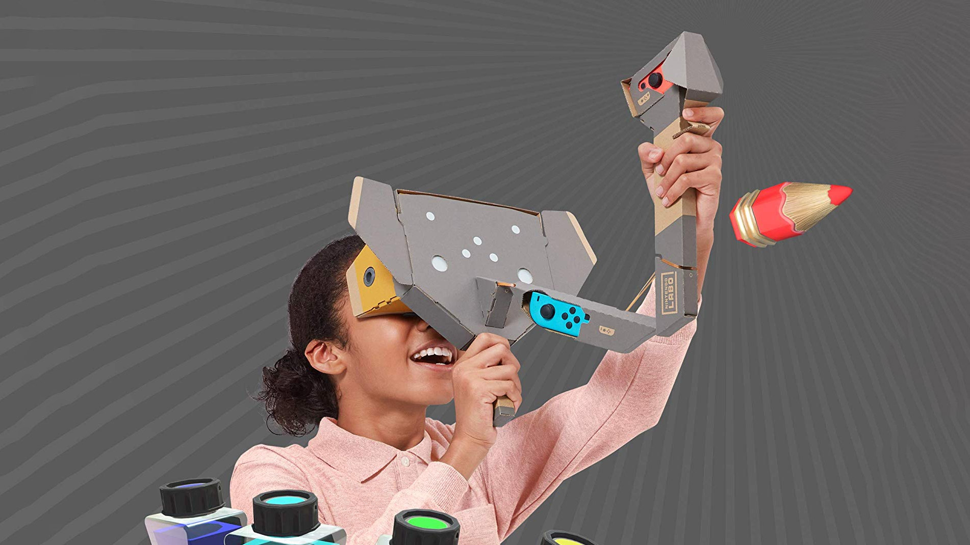 salida matriz saludo Nintendo Switch VR Labo Kit Includes a Makeshift 6DOF Controller