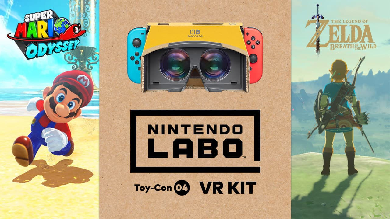 Helt tør lunken Miljøvenlig Mario Odyssey' & 'Zelda Breath of the Wild' Switch VR Kit Update
