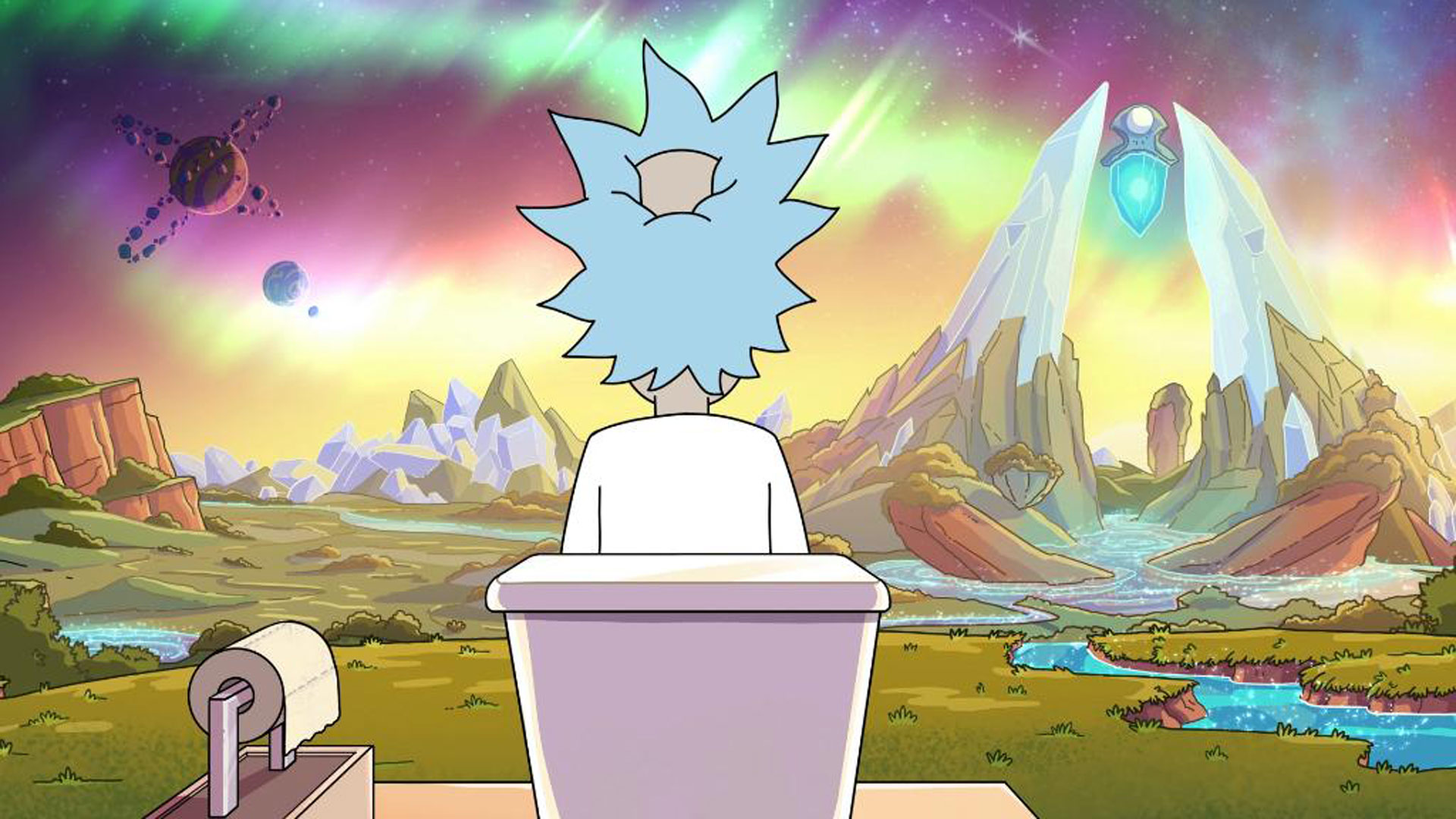 Rick and morty portal HD wallpapers