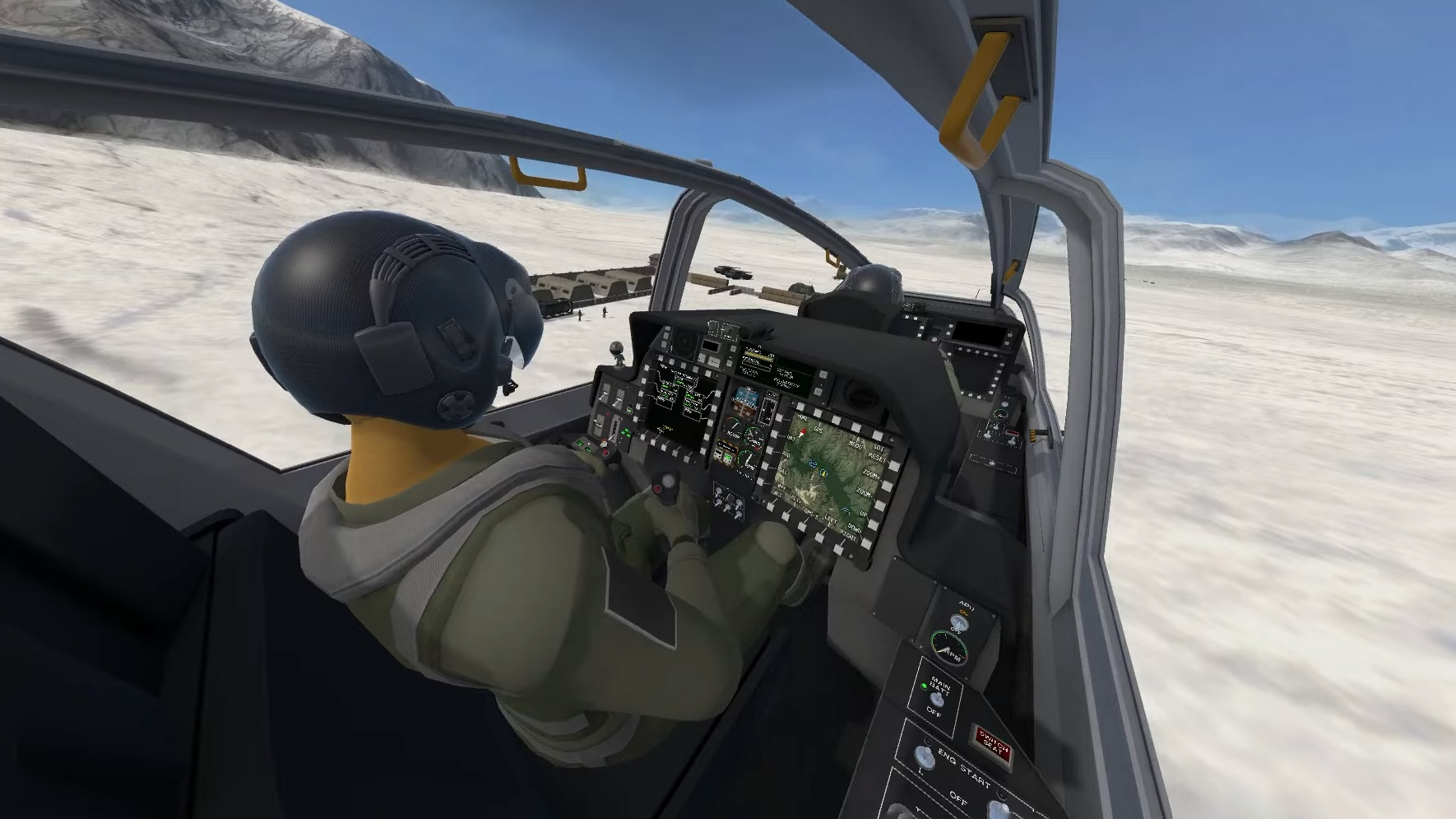 Ciro Sanktion Saucer VTOL VR Flight Sim Adds Multiplayer Alongside Co-pilot Helicopter DLC