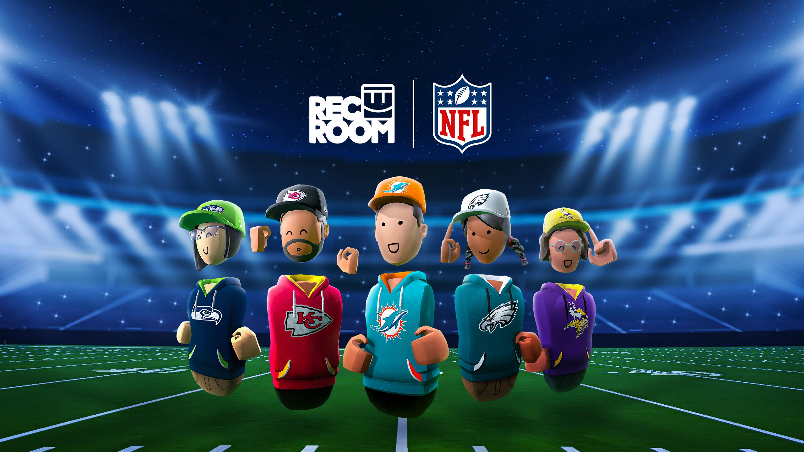 Rec Room' Teams Up with NFL for New Virtual Merch Featuring All 32 Teams –  Road to VR