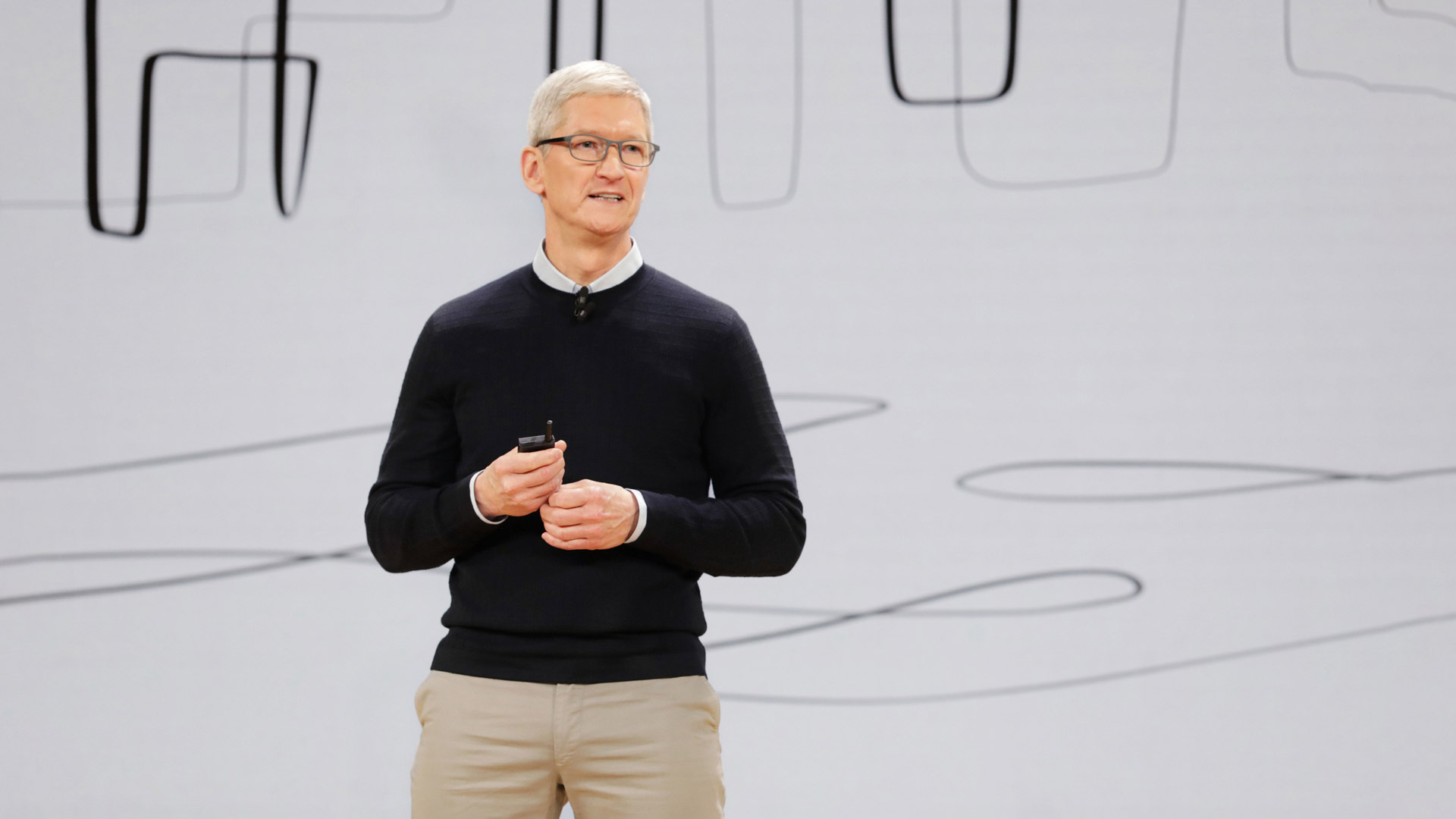 NO FILM, NO VIDEO, NO TV, NO DOCUMENTARY - Apple CEO Tim Cook