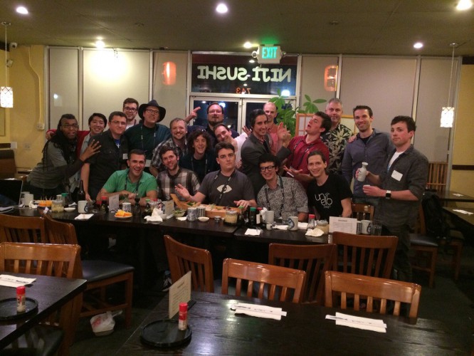 "The Virtual Last Supper" Courtesy of Cosmo Scharf's iPhone