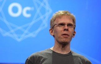 John Carmack speaking at 2014's Oculus Connect event