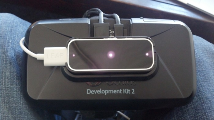 oculus rift dk2 vr mount leap motion