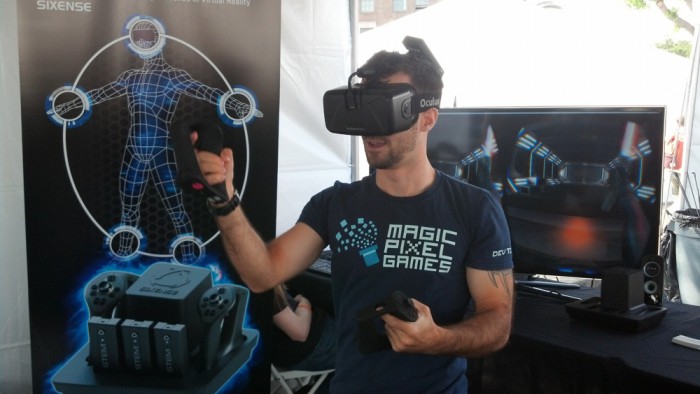 sixense motion controller at indiecade