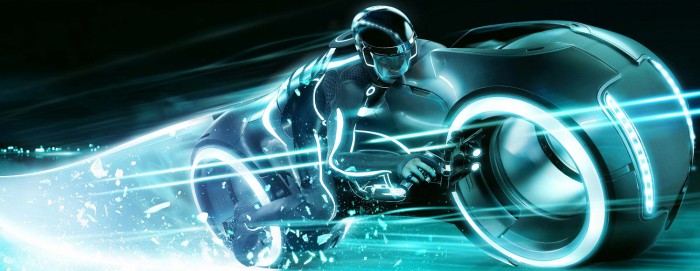 tron legacy light cycle virtual reality